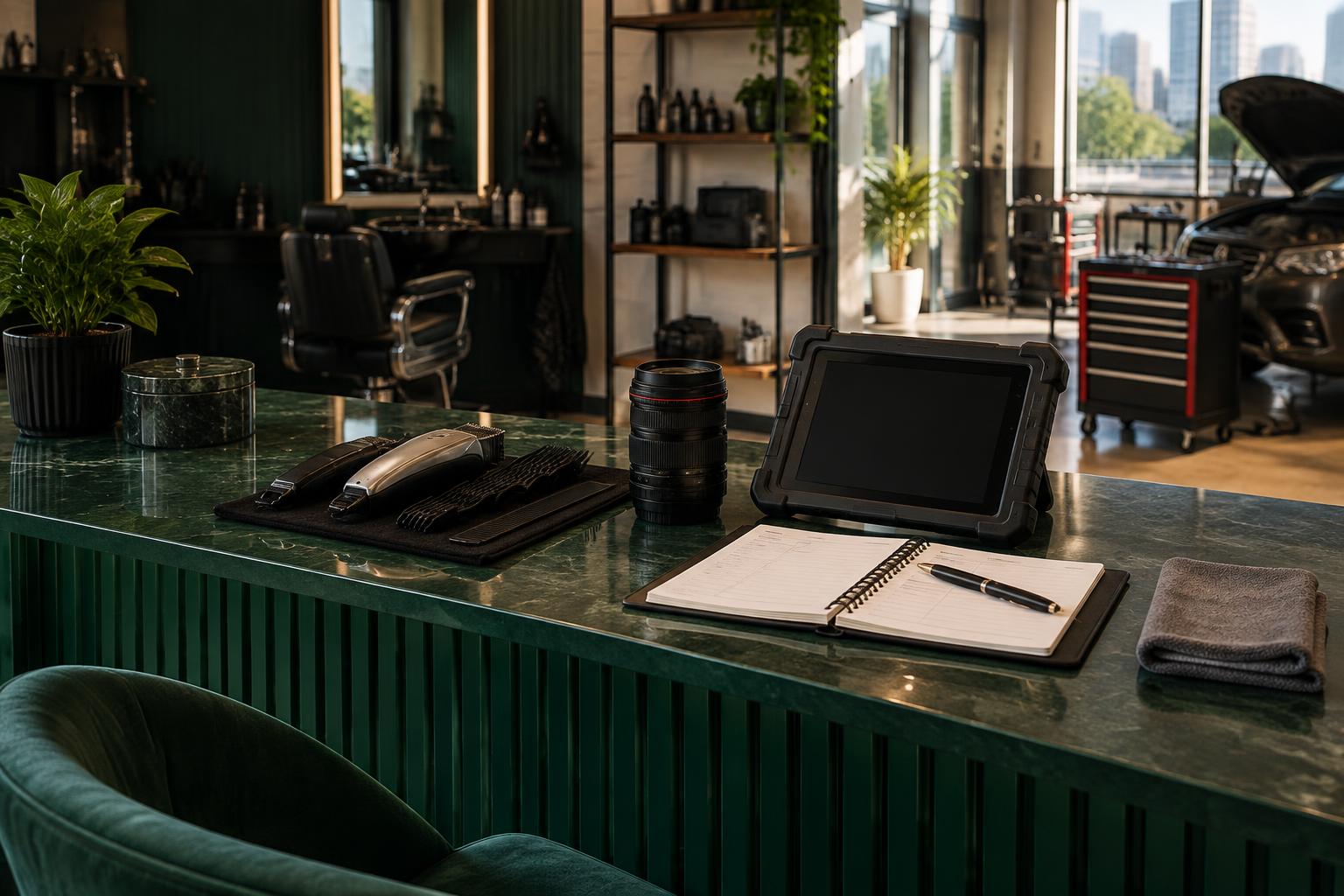 Tools and workspace for service businesses